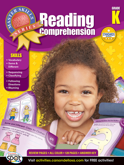 Title details for Reading Comprehension, Grade K by Carson Dellosa Education - Available
